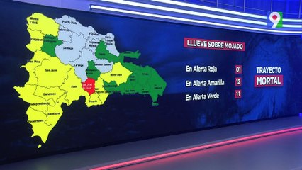 Lluvias avanzan y 24 provincias dominicanas en alerta | Emisión Estelar SIN con Alicia Ortega