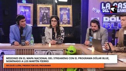 Misiones en el mapa nacional del streaming con el programa Dólar Blue, nominado a los Martín Fierro