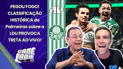 TRETA! "CHUPA!!! O PALMEIRAS FEZ O IMPOSSÍVEL!!! VOCÊ TEM QUE ENGOLIR O ABEL!!!" 4x0 na LDU CHOCA!