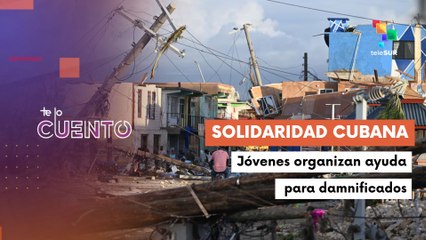 Jóvenes y artistas cubanos ayudan tras el paso del huracán Melissa