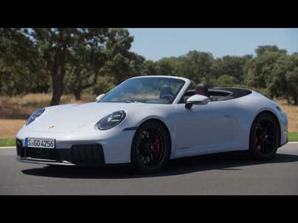 2024 Porsche 911 Carrera 4 GTS Cabrio (992) - Ice Grey (Fahraufnahmen, Exterieur, Interieur usw.)