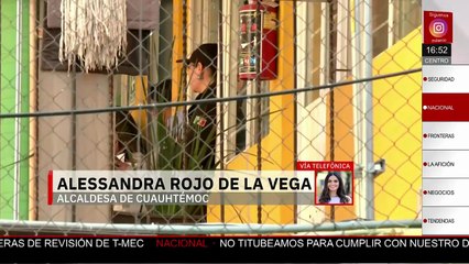 Alessandra Rojo de la Vega aborda el operativo en el albergue de la 'Casa de las Mercedes'