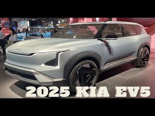 2025 Kia EV5 kommt als GT-Version mit über 300 PS und 400-Volt-System!