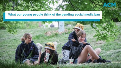 What our young people think of the pending social media ban