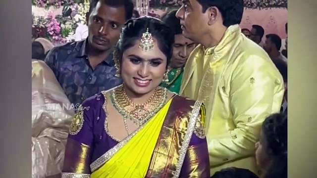 Producer Dil Raju and Wife Tejaswini Visuals @ A Wedding