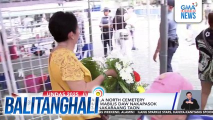 Ilang bumisita sa Manila North Cemetery kaninang umaga, mas mabilis daw nakapasok kompara noong mga nakaraang taon | Balitanghali