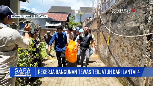 Pekerja Bangunan Tewas Terjatuh Dari Lantai 4 Gedung Sekolah di Gowa | SAPA PAGI