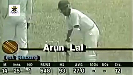 Arun Lal 30 off 80 Balls 145 Mins 4 Fours vs West Indies First Innings 3rd Test at Port of Spain, Apr 15 1989 (CT)