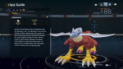 halsemon all digivolution/de-digivolution/profile Digimon Story Time Stranger