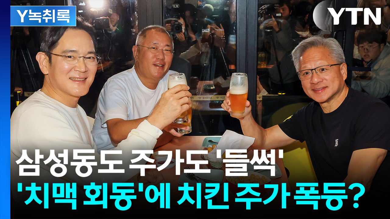 젠슨 황·이재용·정의선 '깐부 회동'에 치킨 주가가 급등했다? [Y녹취록] / YTN