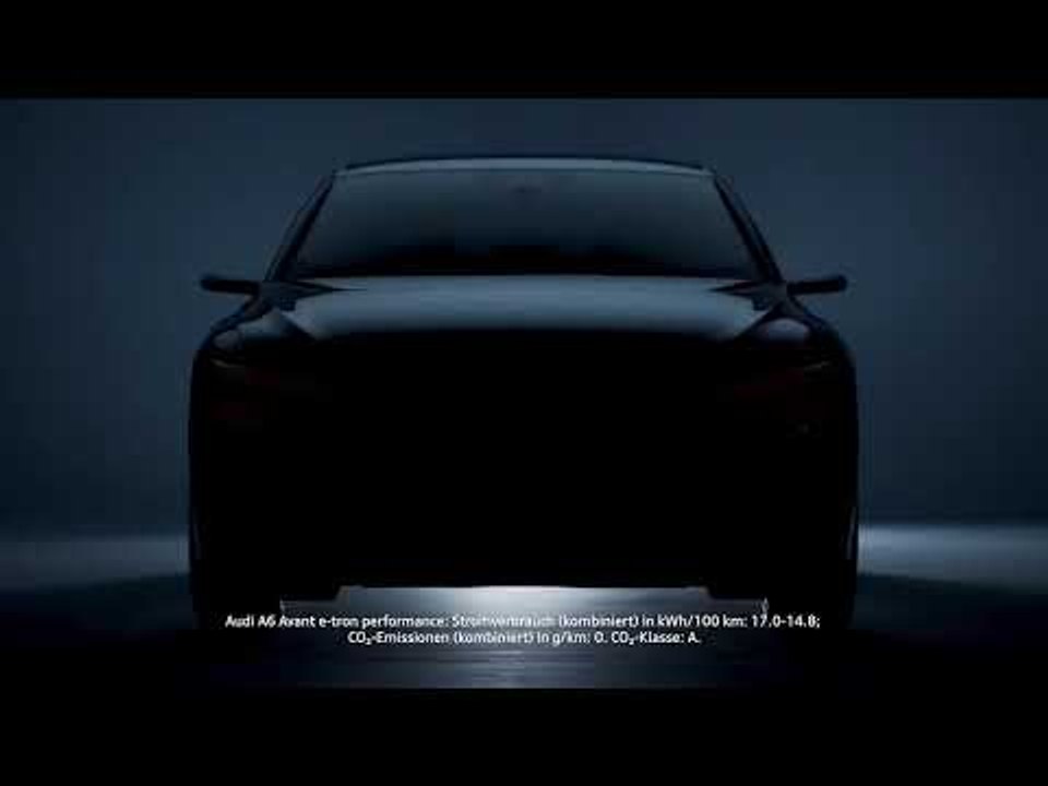 2025 Audi A6 e-tron Familie – Teaser