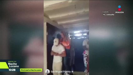 Mujeres, alcohol y música a todo volumen, así armaron la pachanga reos de un penal en Puebla