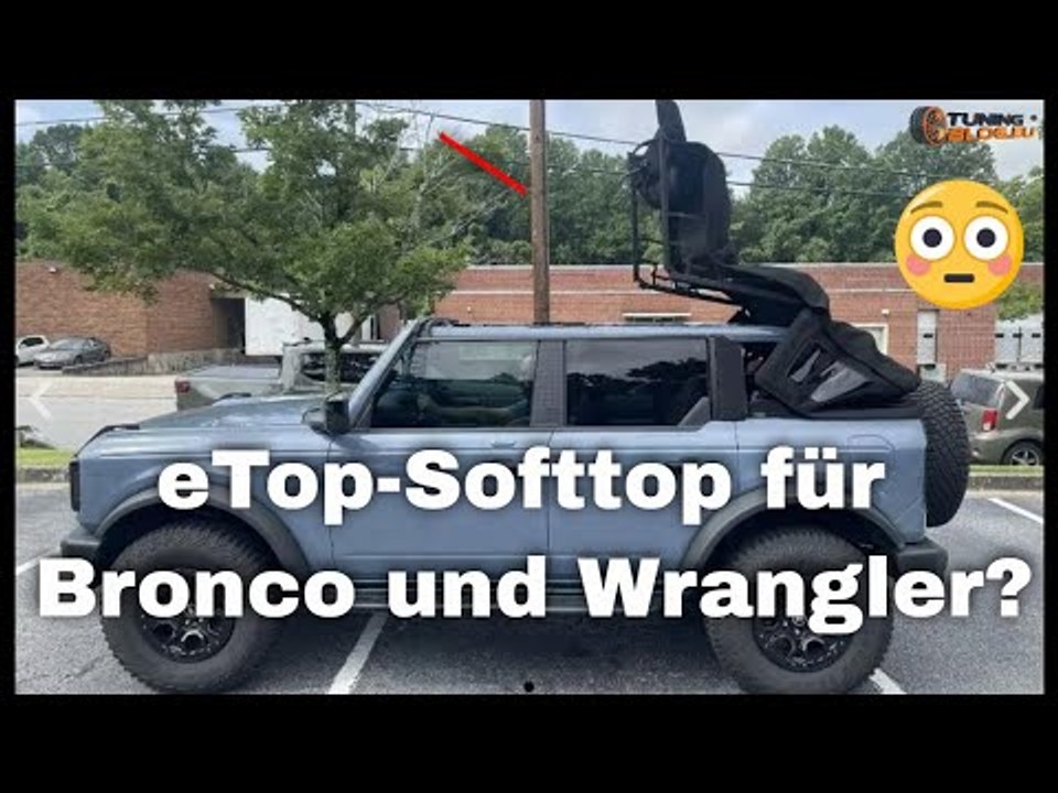 Bestop zeigt elektrisches eTop-Softtop für Ford Bronco & Jeep Wrangler