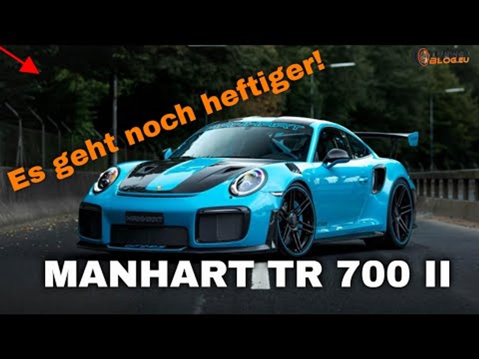 Porsche gt2 rs (991) im carbon-outfit von manhart – tr 700 ii mit 700 ps
