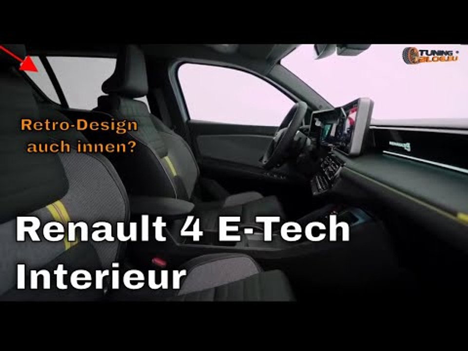 Renault 4 E-Tech (2025): das ist das Interieur im Detail