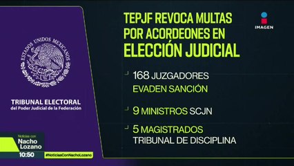 TEPJF perdonó a los candidatos que aparecieron en los acordeones de la Elección Judicial