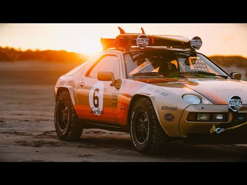 Ein Porsche 928 als Surf-Mobil? Der 'Surfari'!