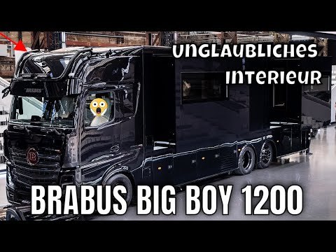 Luxus auf 12 Metern: 2025 BRABUS BIG BOY 1200 mit 530 PS & 2.600 NM | irres Masterpiece Motorhome