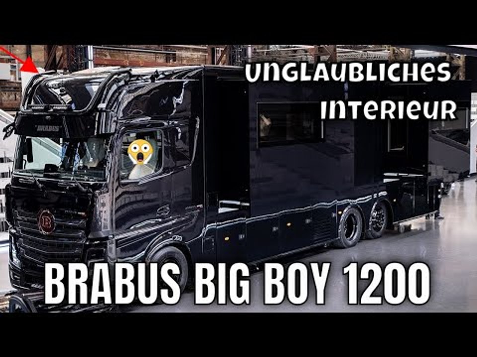 Luxus auf 12 metern: 2025 brabus big boy 1200 mit 530 ps & 2.600 nm | irres masterpiece motorhome