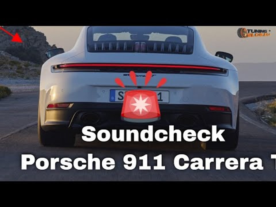 Porsche 911 Carrera T Soundcheck (992.2) – So klingt der Sportauspuff