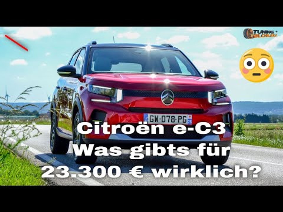 Citroën e-C3: Elektroauto mit 326 km Reichweite für nur 23.300 Euro