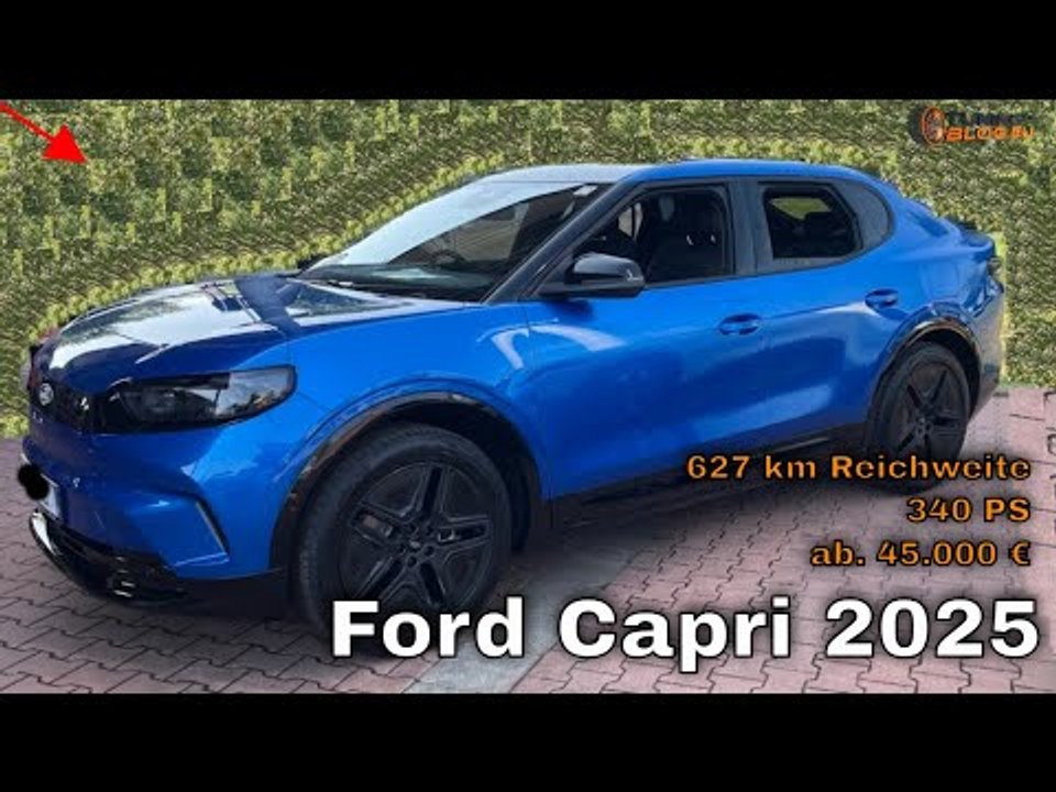Ford Capri (2025): was kann das E-Coupé-SUV mit den 3 Antrieben?
