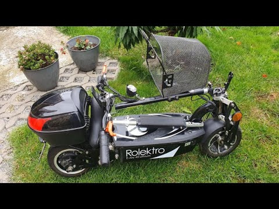 Rolektro E-Joy 45: gute 50 km Reichweite, 45 km/h – cooler E-Scooter