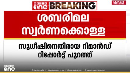 'പോറ്റിക്ക് സ്വർണം തട്ടിയെടുക്കാൻ വഴിയൊരുക്കി'  സുധീഷിനെതിരായ റിമാൻഡ് റിപ്പോർട്ട് പുറത്ത്