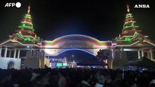 I cieli del Myanmar si illuminano per la fine della stagione delle piogge
