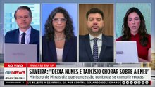 Silveira: “Deixa Nunes e Tarcísio chorarem sobre a Enel”; Acacio e Monica Rosenberg comentam