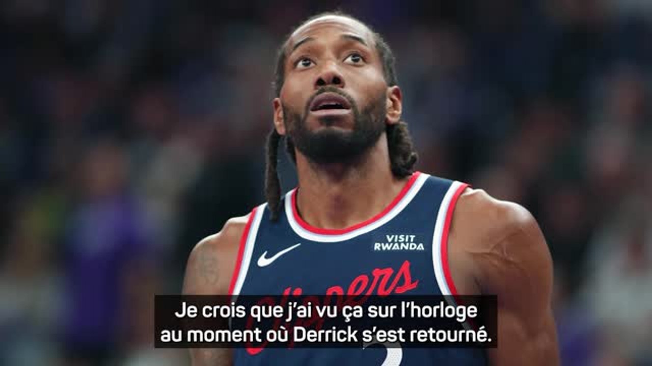 Clippers - Leonard : "Trois, quatre secondes, c’est largement suffisant"