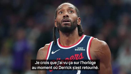 Clippers - Leonard : "Trois, quatre secondes, c’est largement suffisant"