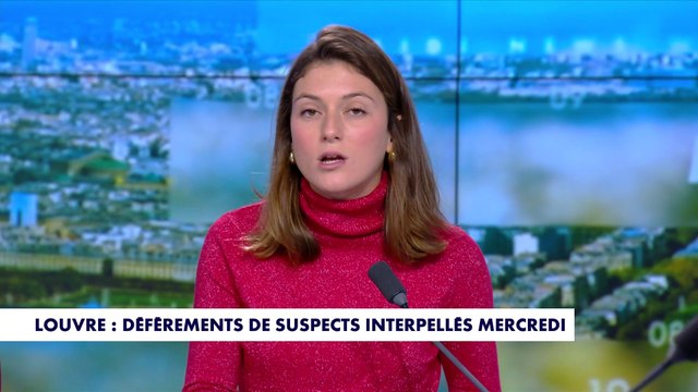 Louvre : défèrement de suspects interpellés mercredi