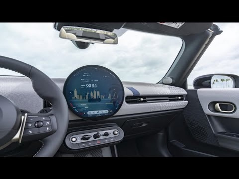 2025 MINI Cooper Cabrio Interieur-Highlights: Offenes Verdeck in 18 Sek., OLED-Display usw.