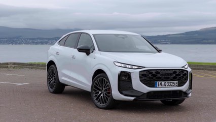 Audi Q3 Sportback Exterior Design in Glacier white