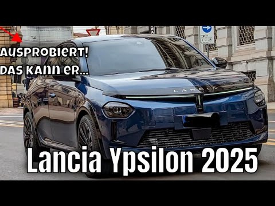 Lancia Ypsilon 2025: Premium-Kleinwagen für Deutschland? | XXL-Infomaterial dank Testfahrt