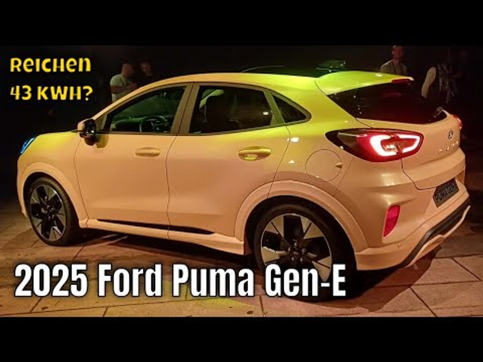 2025 Ford Puma Gen-E: Kann er den Elektro-Markt rocken? | XXL-Fakten zum Kölner