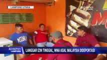 Langgar Izin Tinggal, WNA Asal Malaysia Dideportasi