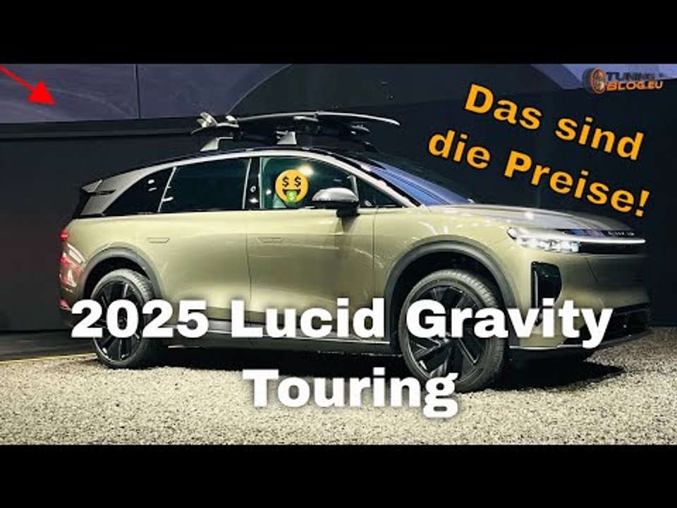 2025 Lucid Gravity | Preise des Luxus-SUV mit 700 km Reichweite