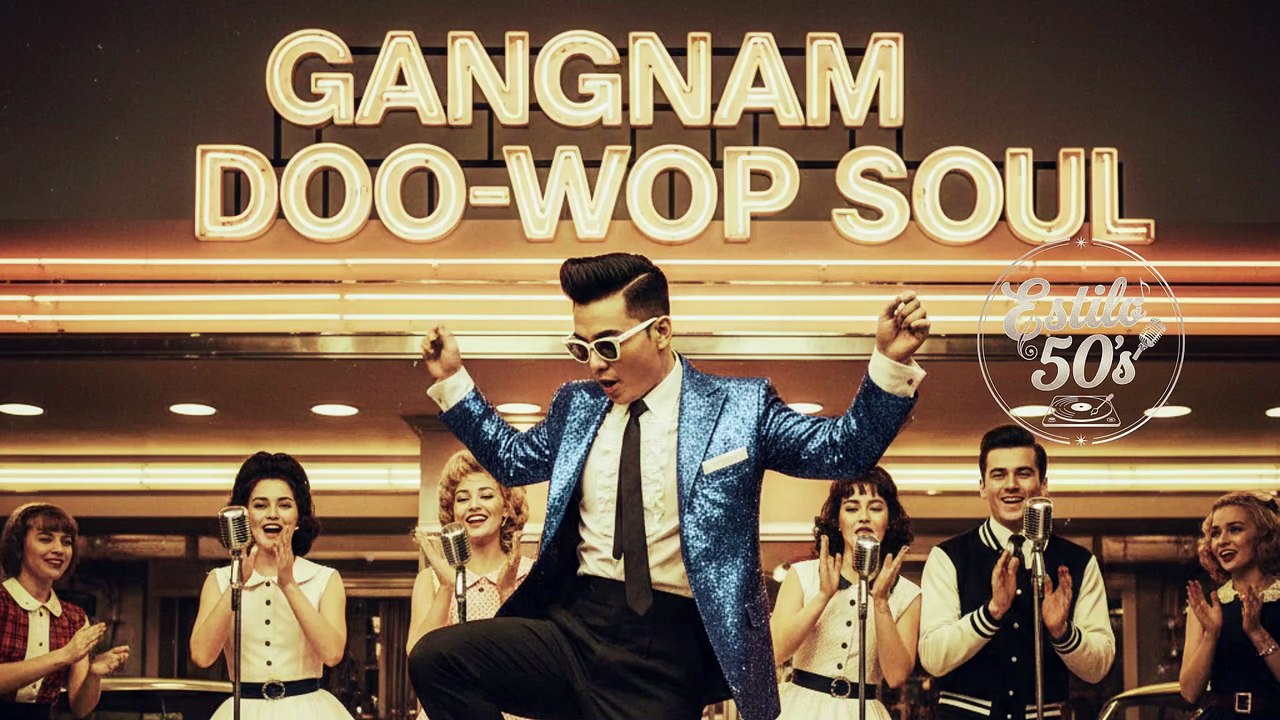 🎶 Gangnam Style - PSY (1950's Motown Soul Cover) [BEST VERSION]
