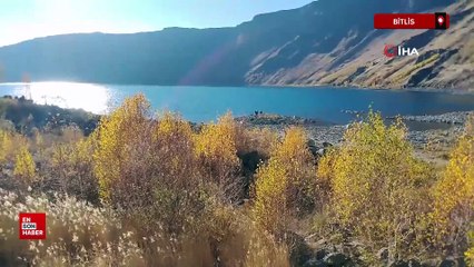 Nemrut Kalderası sezonun son ziyaretçilerini ağırlıyor