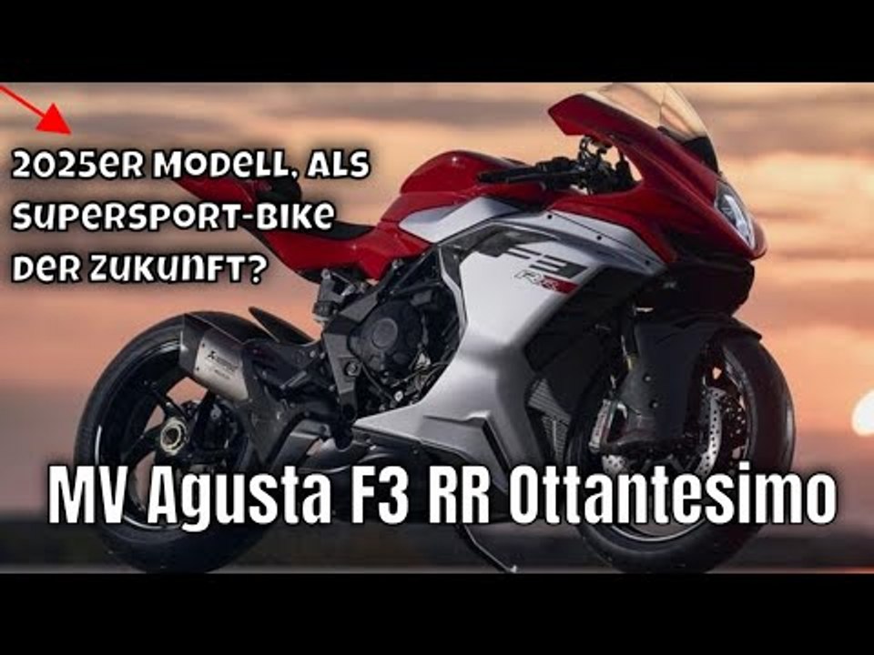 MV Agusta F3 RR Ottantesimo – Die perfekte Symbiose aus Leistung und Design! | alle Fakten