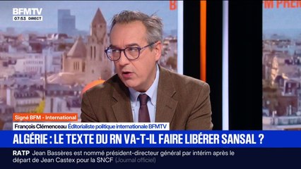 SIGNÉ BFM - Dénonciation de l'accord franco-algérien: le texte du RN peut-il faire libérer Boualem Sansal?