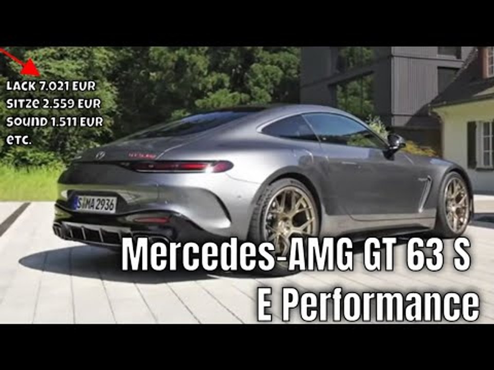 Mercedes-AMG GT 63 S E Performance Coupe: Kosten, Daten, Verkauf | die Fakten
