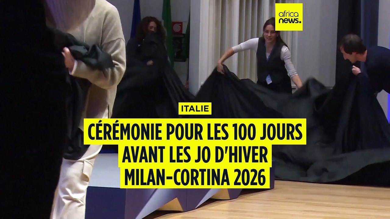 J -100 avant le début des Jeux Olympiques d'hiver Milan-Cortina 2026