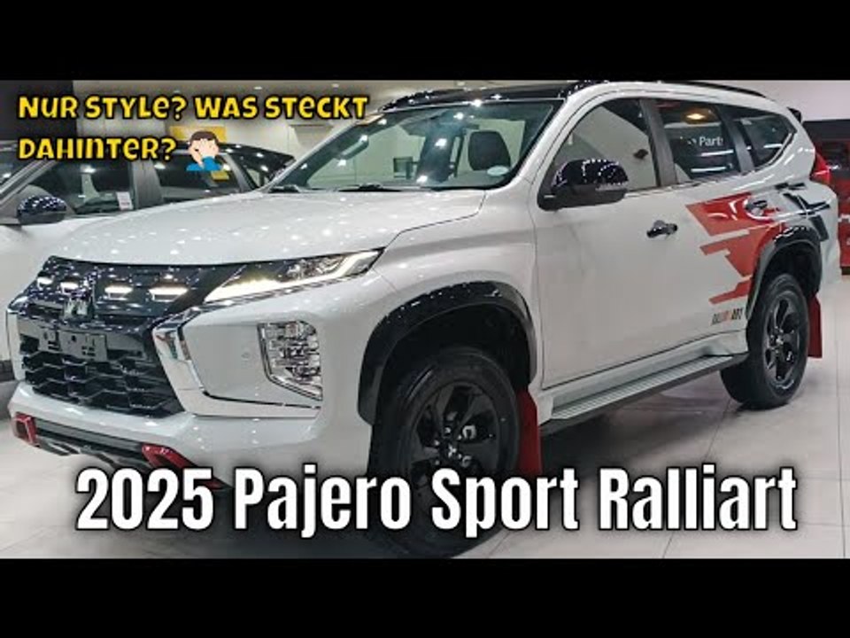 2025 mitsubishi pajero sport ralliart edition (montero 2wd)