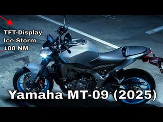 Yamaha MT-09 2025: Neues Design & Mega Performance | technische Details