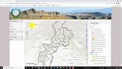 How to Find Mineral Title | KP Mining Cadastre Map Portal | KP Mines & Minerals