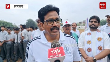 राष्ट्रीय एकता को लेकर दौड़ी पलामू पुलिस, आईजी के नेतृत्व में लिया गया शपथ