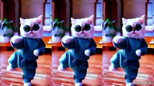 Funny dancing cat Bintang Kecil - Dancing cat - Cute cat - Funny Cat - HANA KIDS
